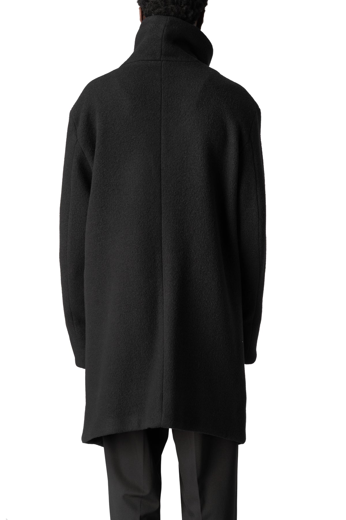 La Haine Inside Us | AW26 - Wool-blend overcoat, Black M1368