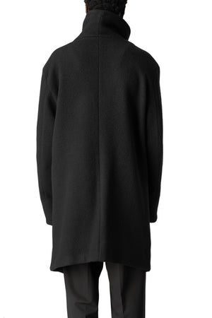 La Haine Inside Us | AW26 - Wool-blend overcoat, Black M1368