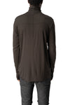 Modal cashmere turtle neck top, Cold brown
