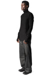 Roll neck long sleeve top, Black