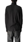 Roll neck long sleeve top, Black