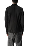 Cashmere blend mock neck knit pullover