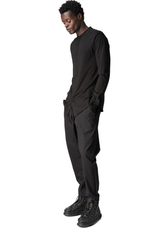 Thom Krom | AW26 - Bamboo cotton jersey top, Black MTS971
