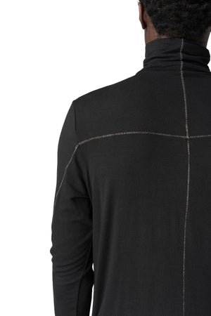 Thom Krom | AW26 - Modal cashmere jersey top, Black MTS979