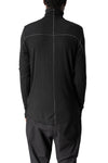 Modal cashmere turtle neck top, Black
