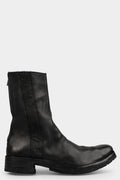 Handmade wool inset horse leather boots