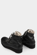 Laced horse leather sneakers