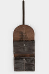 Samoke | AW25 - Folded strap leather wallet, Vintage Brown WLT1