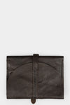 Samoke | AW25 - Folded strap leather wallet, Vintage Brown WLT1