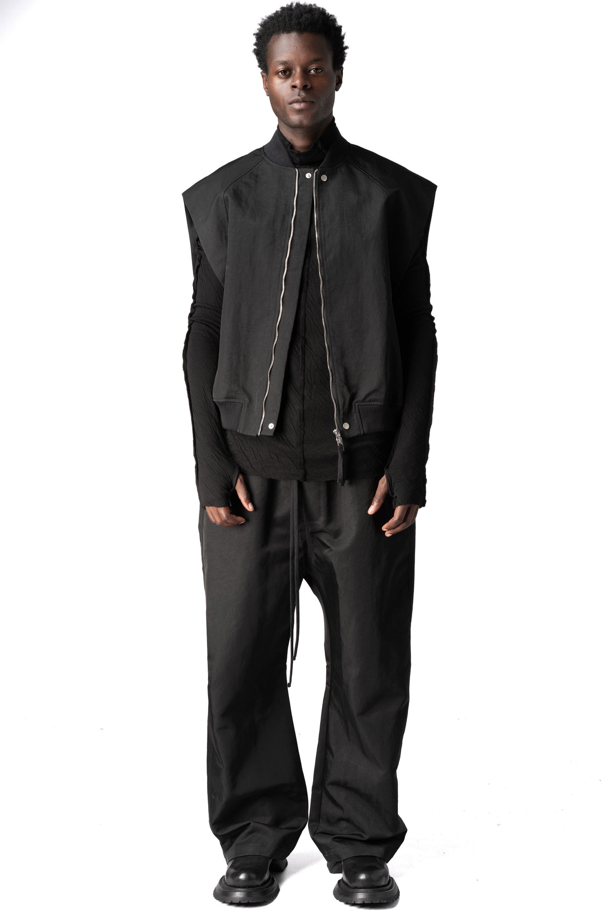 Thom Krom | AW26 - Bomber Vest, Black MJ90