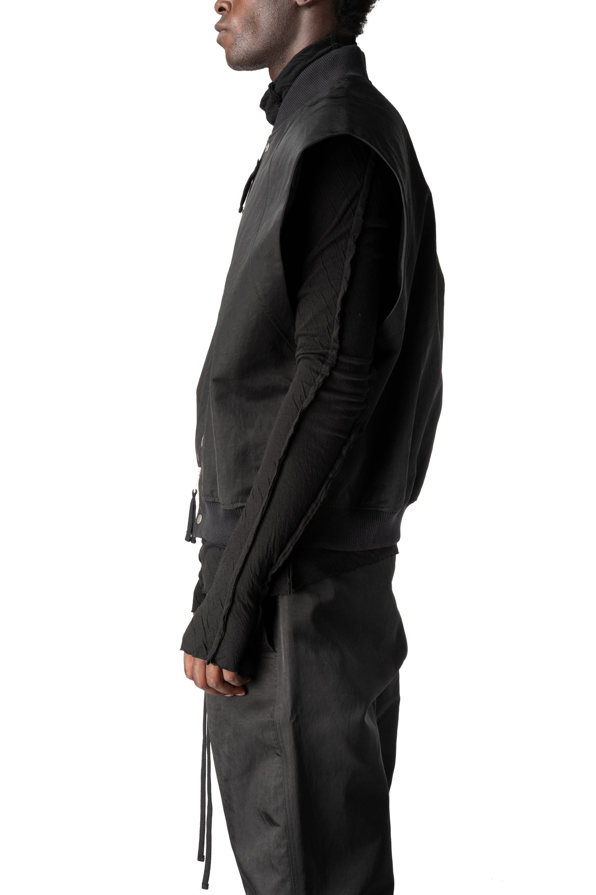 Thom Krom | AW26 - Bomber Vest, Black MJ90
