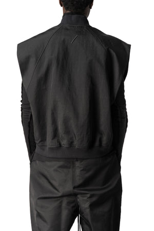 Thom Krom | AW26 - Bomber Vest, Black MJ90
