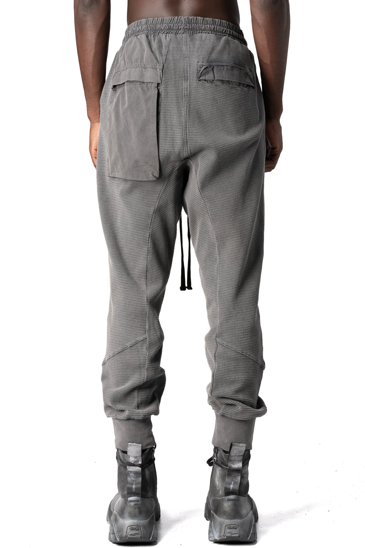 Thom Krom | AW26 - Cotton stretch trousers, Dark used grey MST537