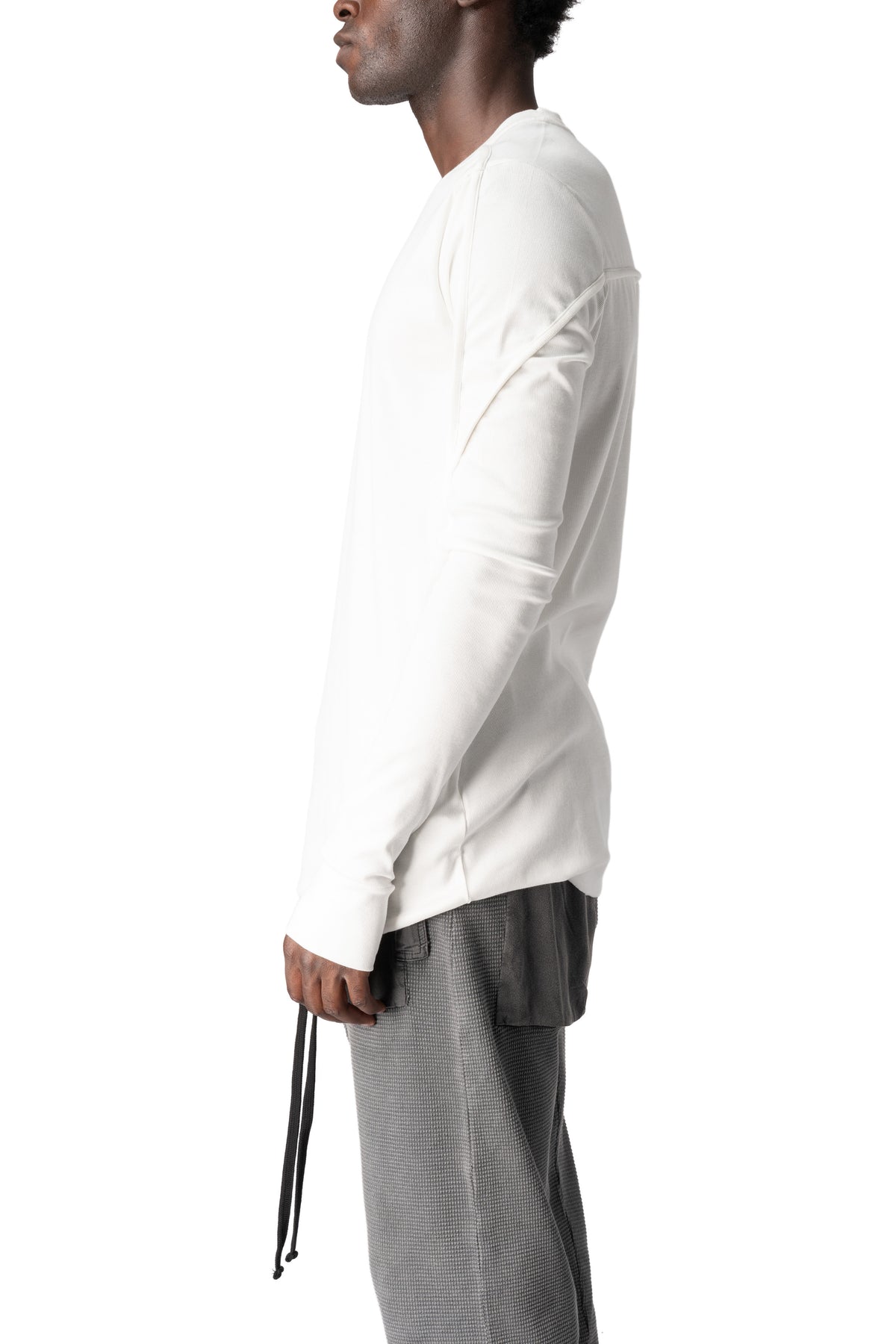Thom Krom | AW26 - Cotton stretch jersey top, Off white MTS960