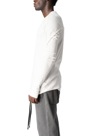 Thom Krom | AW26 - Cotton stretch jersey top, Off white MTS960