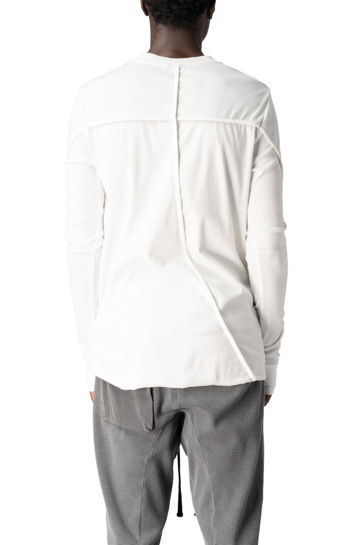 Thom Krom | AW26 - Cotton stretch jersey top, Off white MTS960