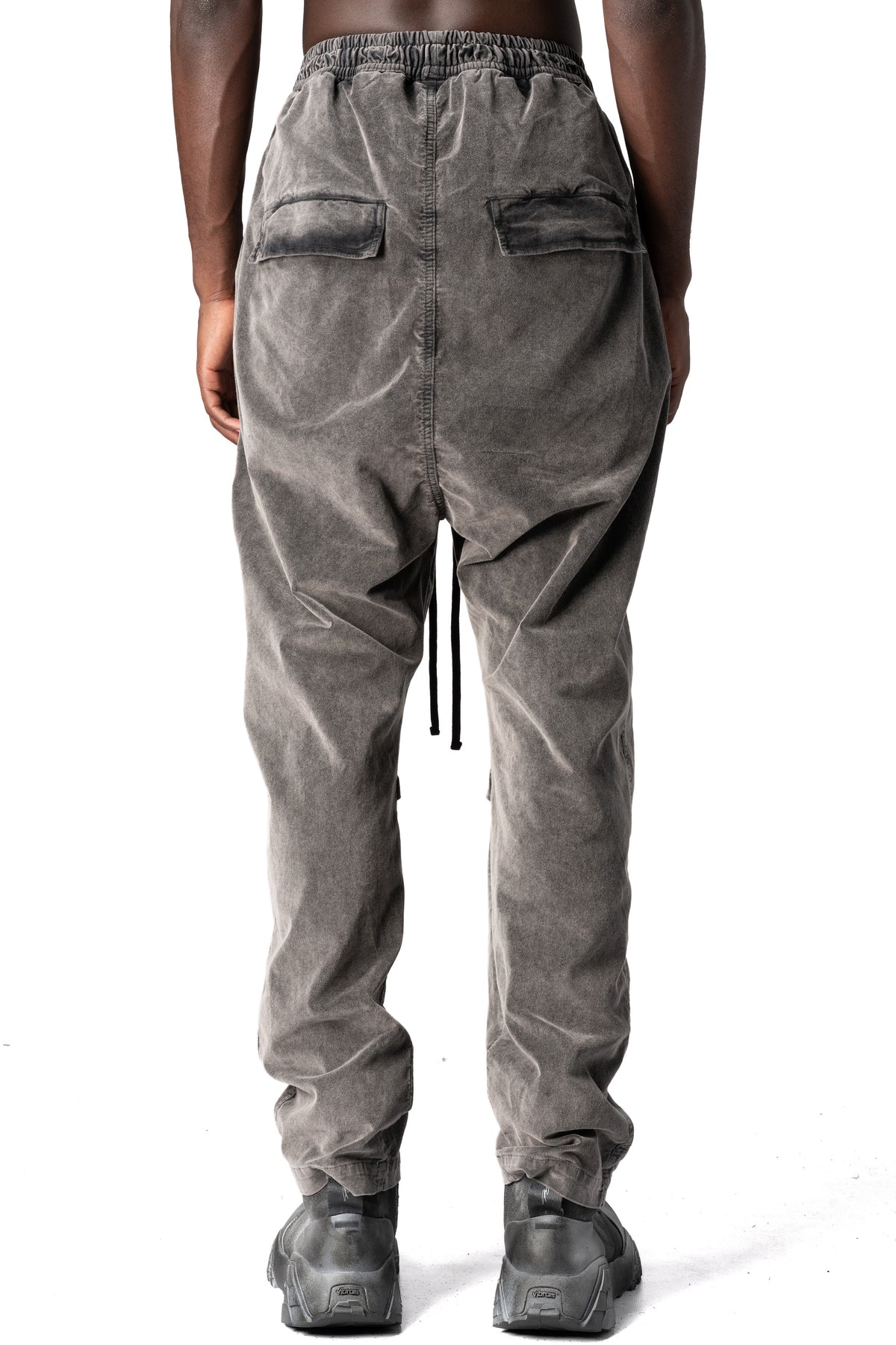 Thom Krom | AW26 - Velvet trousers, Used grey MP52