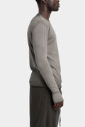 Cotton knit sweater, Green
