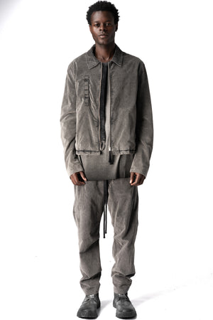 Thom Krom | AW26 - Cotton stretch jacket, Used grey MJ94