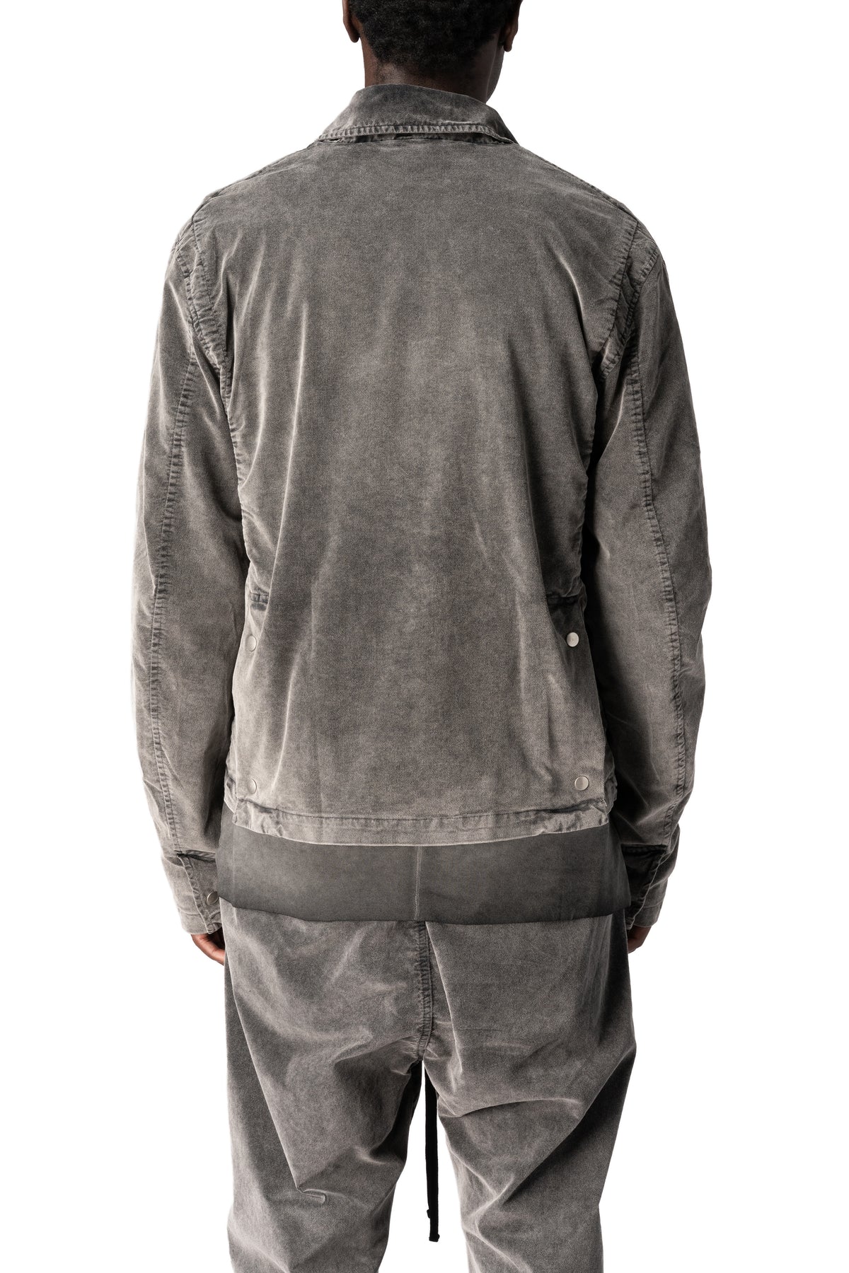 Thom Krom | AW26 - Cotton stretch jacket, Used grey MJ94