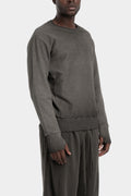 Structured cotton sweater