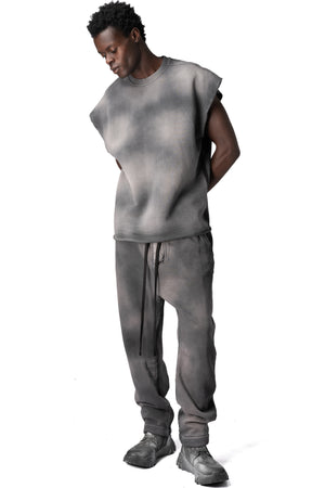 Thom Krom | AW26 - Cotton trousers, Grey stone wash spray MST527