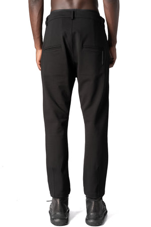 Never Enough | AW26 - Tapered stretch trousers, Black MPA011