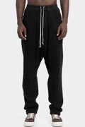 Classic cargo drawstring pants, Slub Felpa