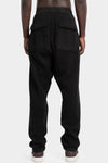 Rick Owens DRKSHDW | AW25 - Classic cargo drawstring pants, Slub Felpa DU02E7370 FSL 09