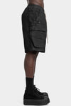 Rick Owens DRKSHDW | AW25 - Cargobela shorts, Wax Denim DU02E7369 BW 99X