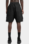 Cargobela shorts, Wax Denim