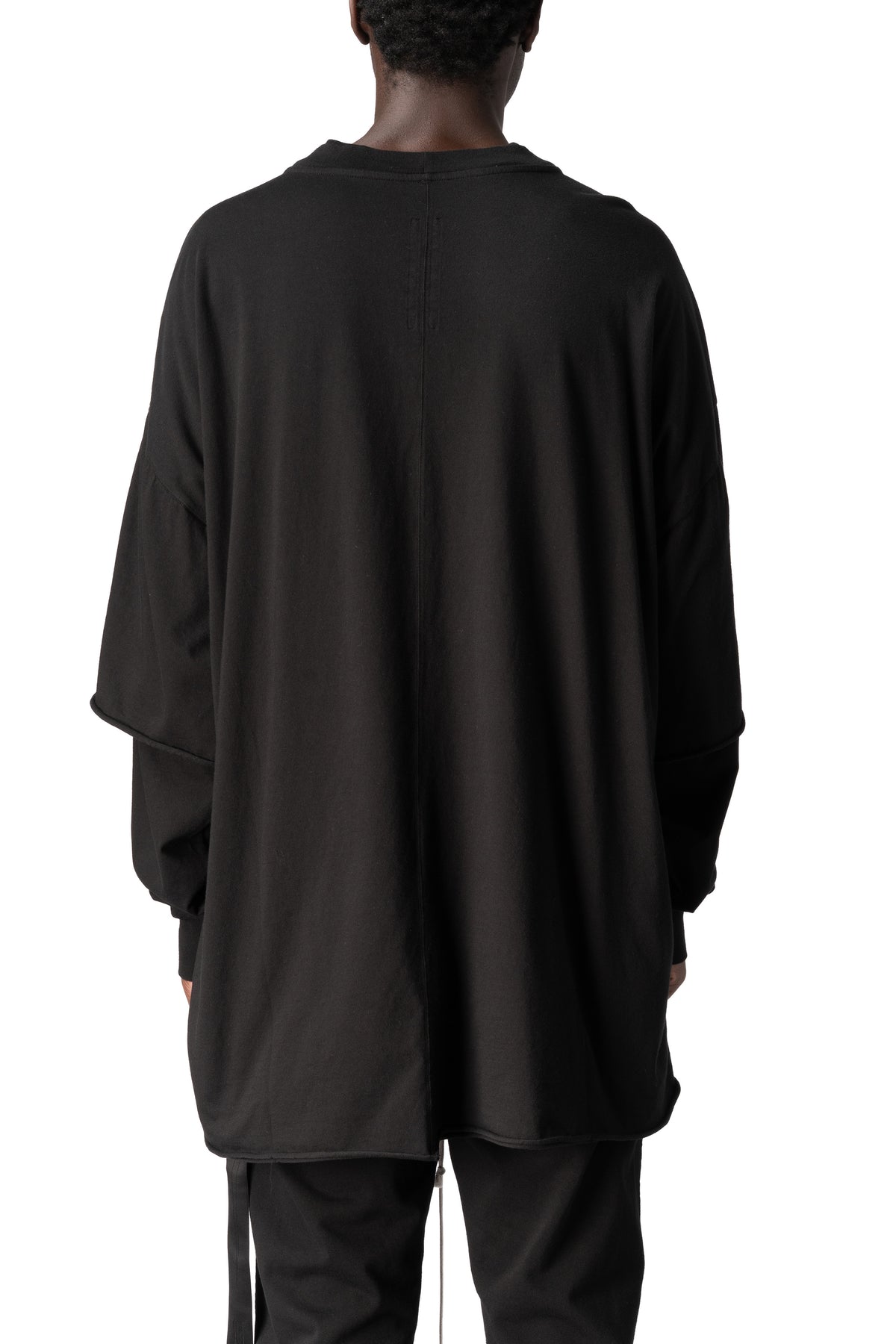 Rick Owens DRKSHDW | AW26 - Tommy Hustler Knit T-Shirt, Black DU02F6266RN