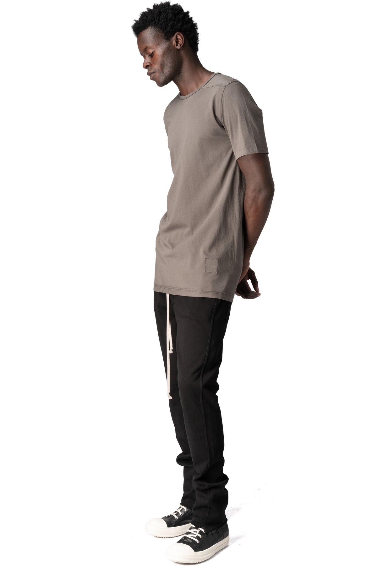Rick Owens DRKSHDW | AW26 - Level T Knit T-Shirt, Gravel DU02F6250RNP