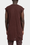 Rick Owens DRKSHDW | AW25 - Dylan tee, Scab red DU02E7157 BH 34