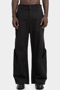 Wide pleated pants
