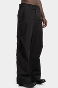 Wide pleated pants