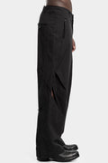 Wide pleated pants