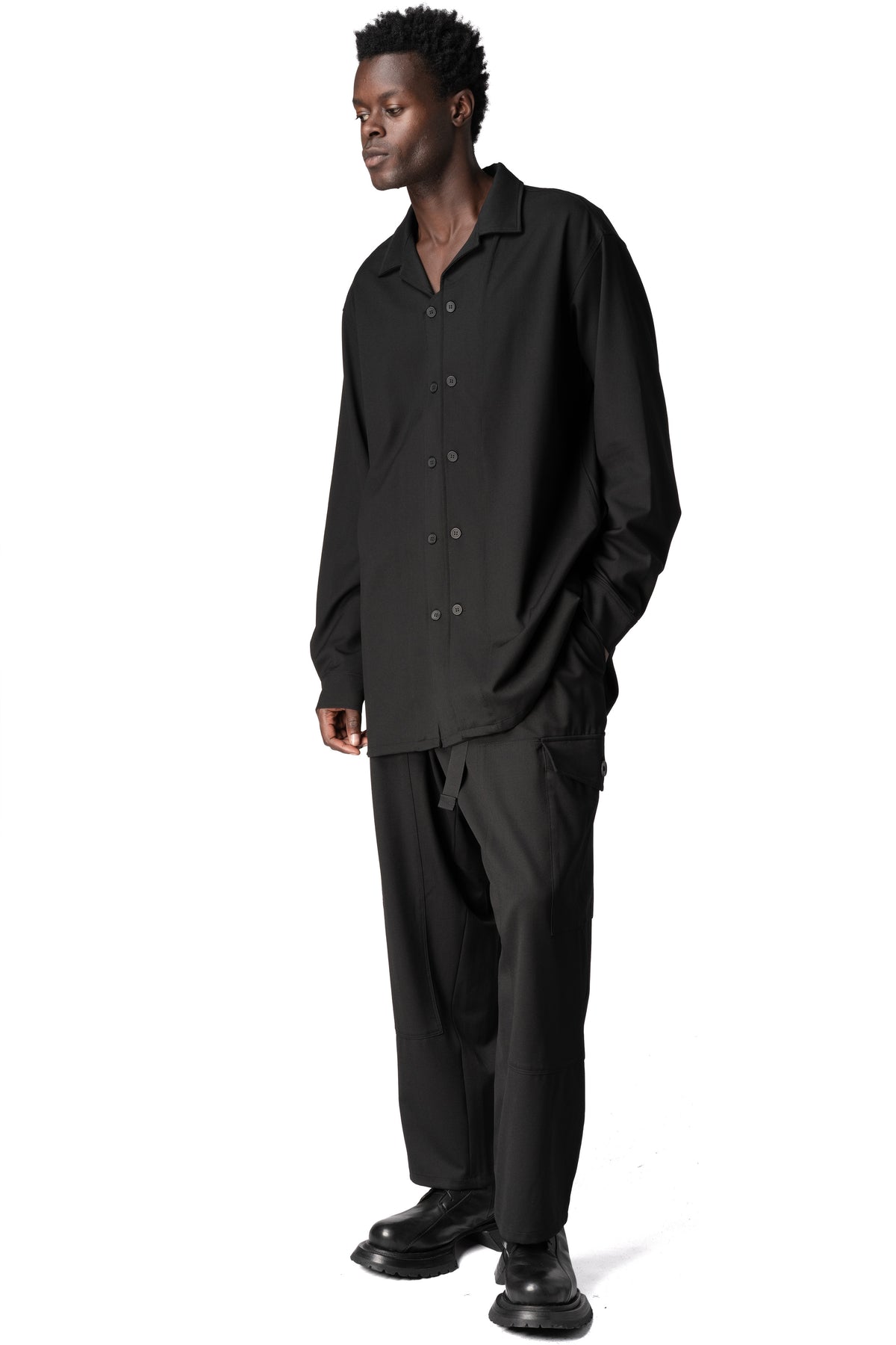 Wool adaptive overshirt