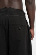 Oversized pleated pants