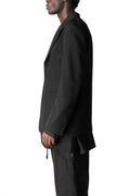 Wool gabardine 3 buttons jacket