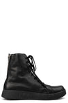 Spiral Zip Calf Leather Sneakers