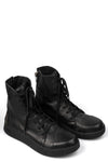 Spiral Zip Calf Leather Sneakers