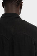 Embroidered aged tunic