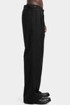 Professor.E | AW25 - Frayed pleats pants, 25FW-PE-TRL-05