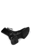 Leather boots, Black