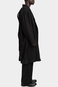 Double breasted long overcoat