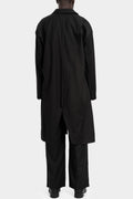 Double breasted long overcoat