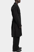 Double breasted long overcoat
