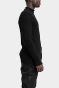 Mock neck knit sweater