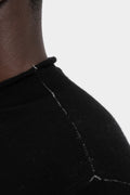 Mock neck knit sweater